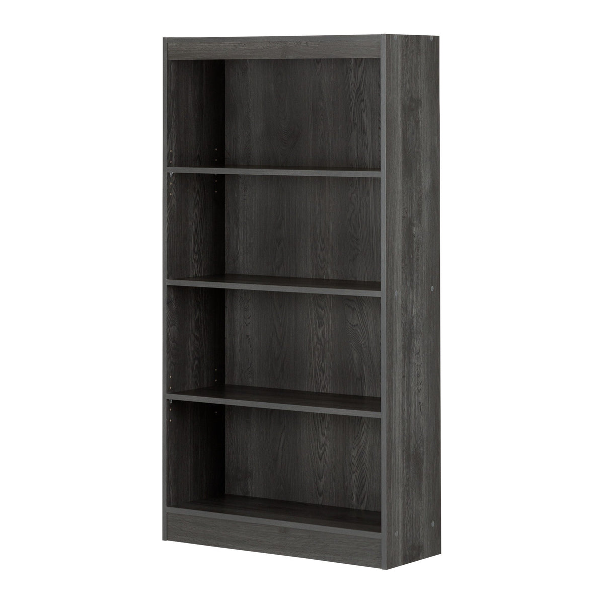 South Shore 4-Shelf Storage Bookcase, Gray Oak