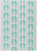 Dalyn Indoor Outdoor Seabreeze Sz15 Teal Washable 8' X 10' Rug Sz15Te8X10
