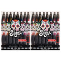 Sugar Skull Smens (2 Pack) - Scented Pens, Black Ink, Medium Point - 8 Count