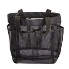 Haoguagua Mesh Shower Caddy Tote Bag 8 Pockets, Hanging Portable Toiletry Bag For Men And Women, College Dorm Essentials Quick D