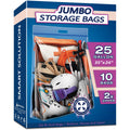 25 Gallon Extra Large Resealable Storage Bags with Zipper Top