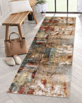 Lahome Modern Abstract Washable Kitchen Runner, 2x7 Soft Bedroom Runners Non Skid, Soft Non Slip Floor Throw Mat Carpet Runner f