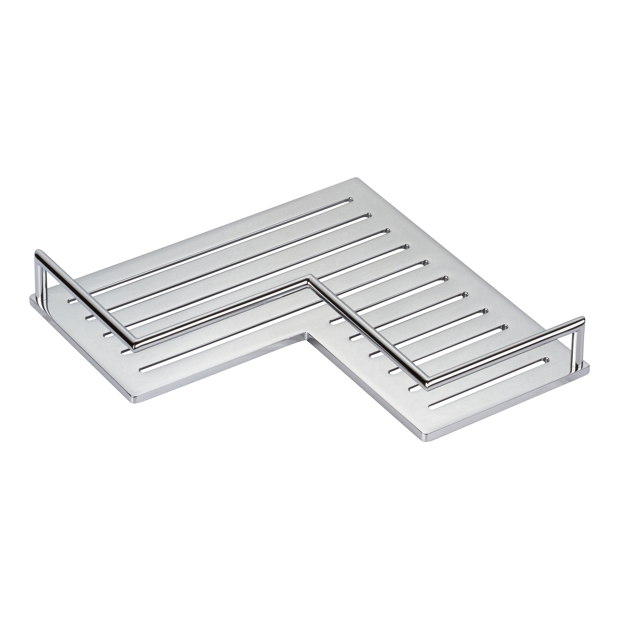 Ginger 28505/PC Surface Mounted Bathroom Shelves, Corner Shelf, Polished Chrome