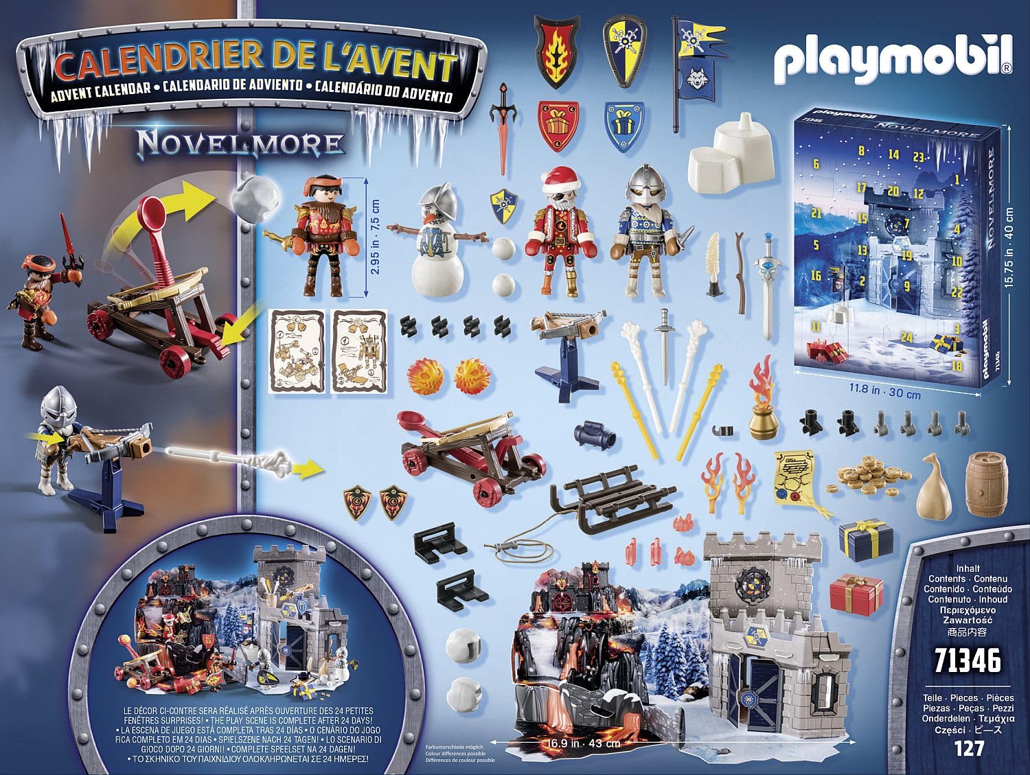 Playmobil Advent Calendar Novelmore - Battle In The Snow