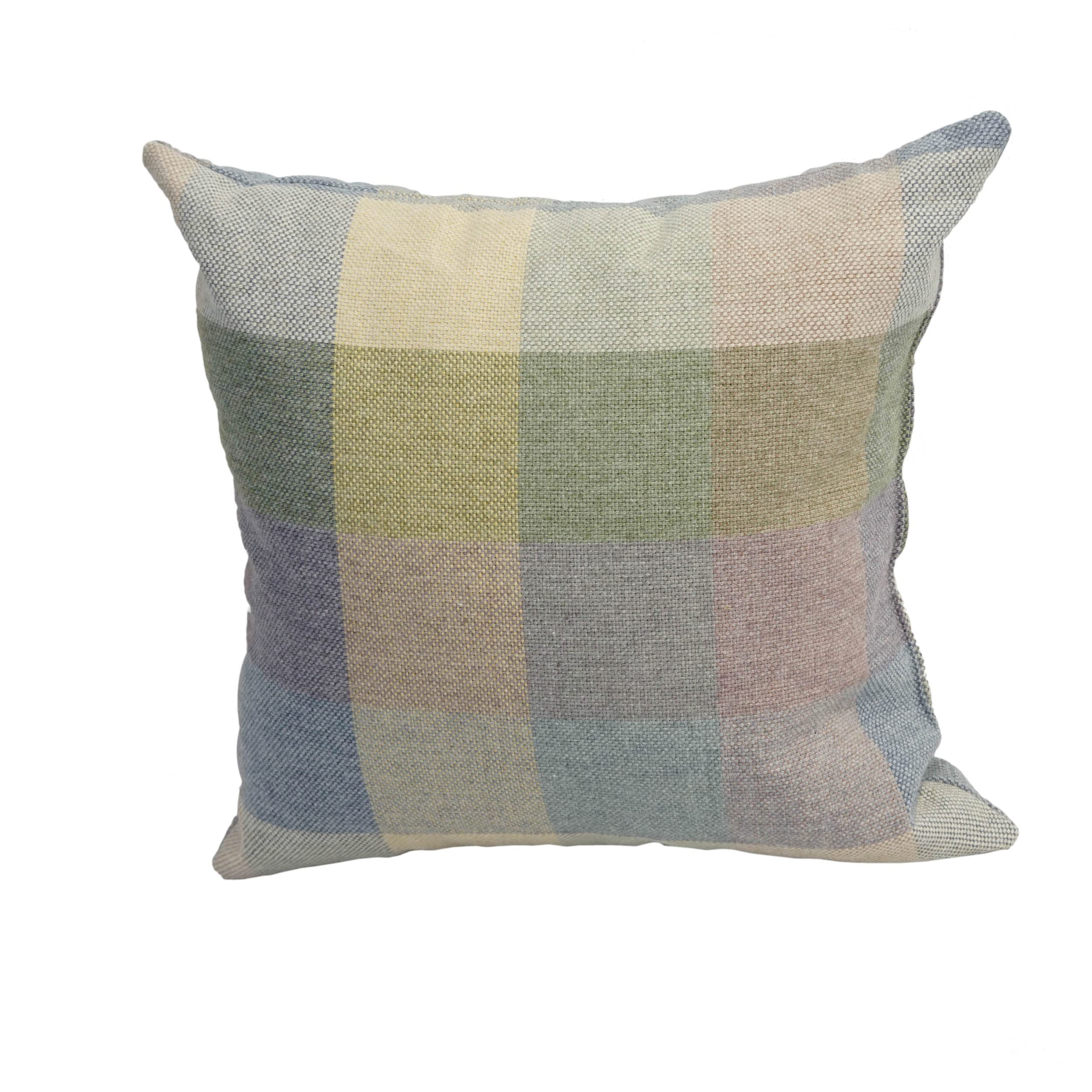 Blazing Needles Tapestry Throw Pillow, 17", Vintage Plaid