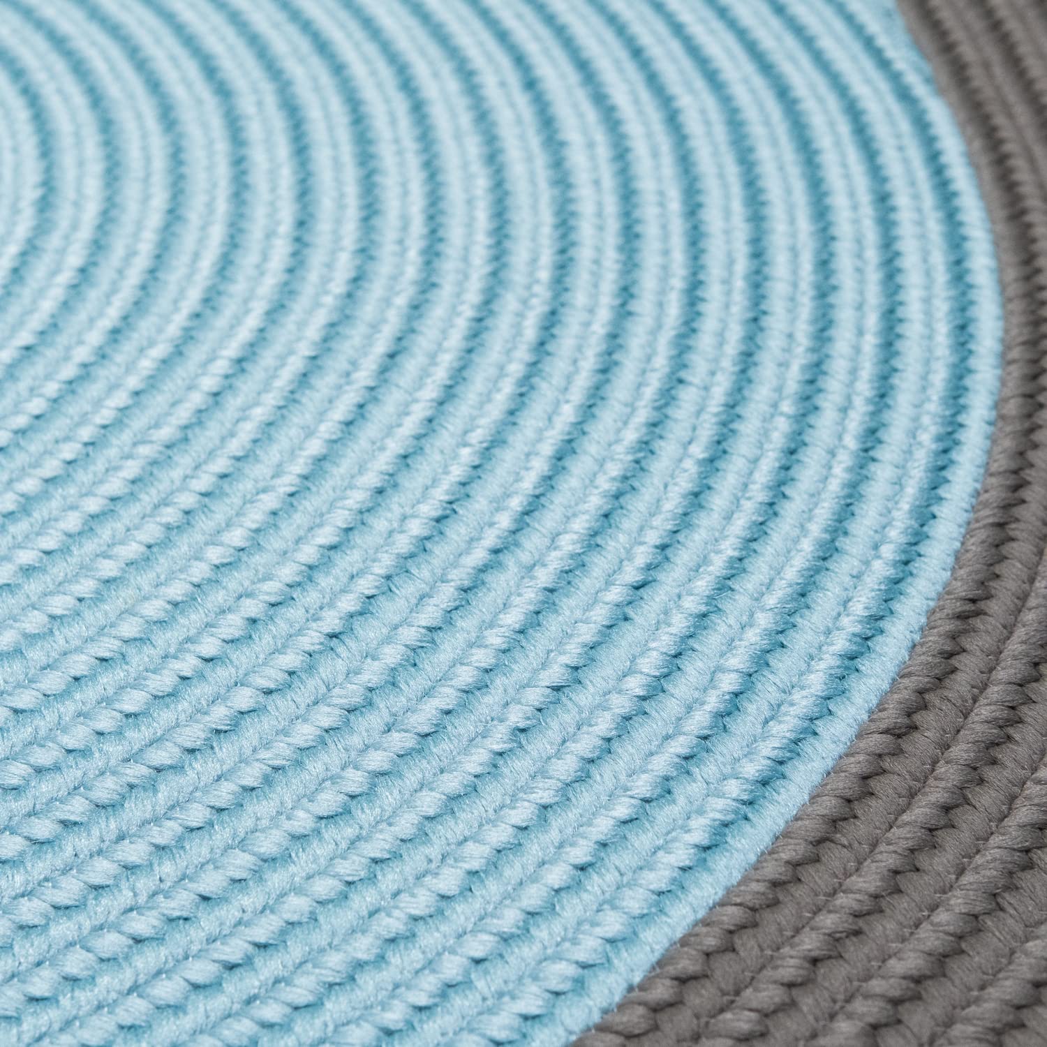 Colonial Mills Dolce Bordered Doormats - Stone Blue 65” X 65”