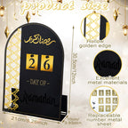 Chiisong Metal Ramadan Calendar Til Eid Decorations For Home 30 Days Ramadan Mubarak Countdown Calendar Eid Al Fitr Good Deeds M