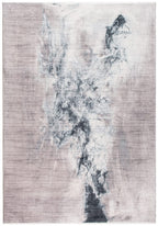 HomeRoots Polyester 8’ x 10’ Sand Abstract Splash Modern Area Rug