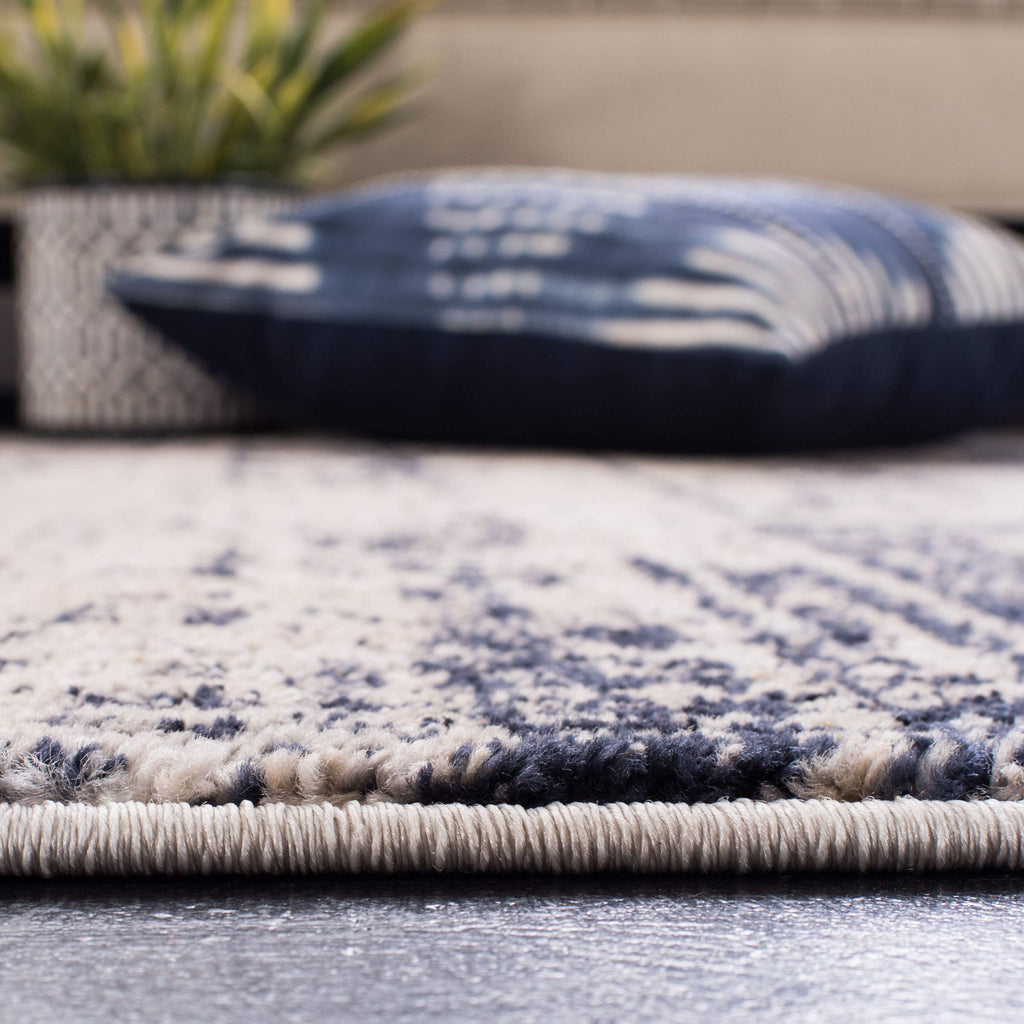 Safavieh Adirondack Collection Runner Rug - 2'6'' X 10', Gold & Navy, Modern Abstract Design, Non-Shedding & Easy Care, Ideal Fo