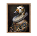 Poster Master Renaissance Animal Poster - Retro Funny Print - Gift for Artist, Friend - Aristocratic Duck, Renaissance, Formal A