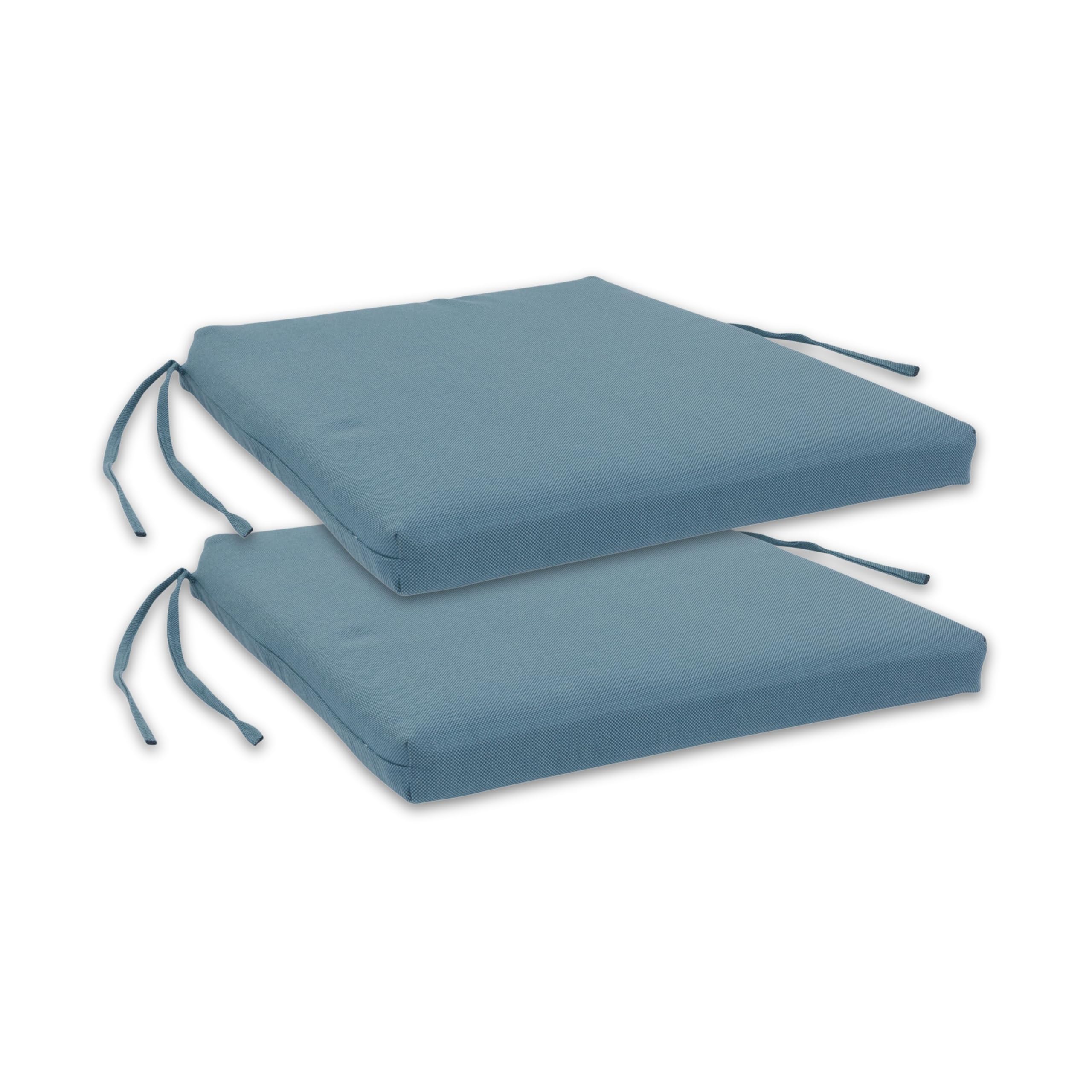 Shine Company Weather-Resistant Outdoor Rocking Chair Seat Cushions, 22'X20', Performance Fabric With Foam Core, Removable Cov
