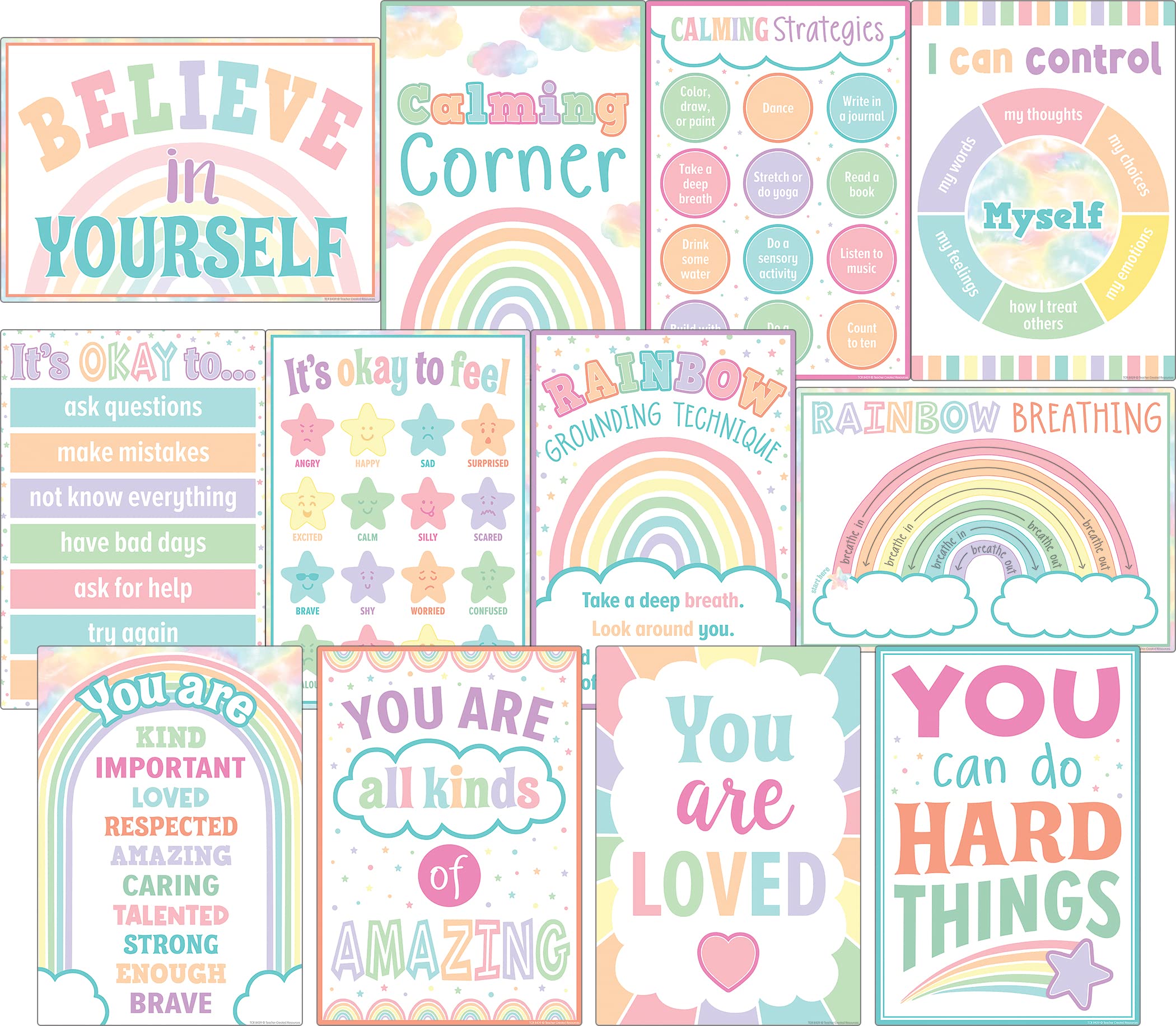 Pastel Pop Calming Sml Poster Pk