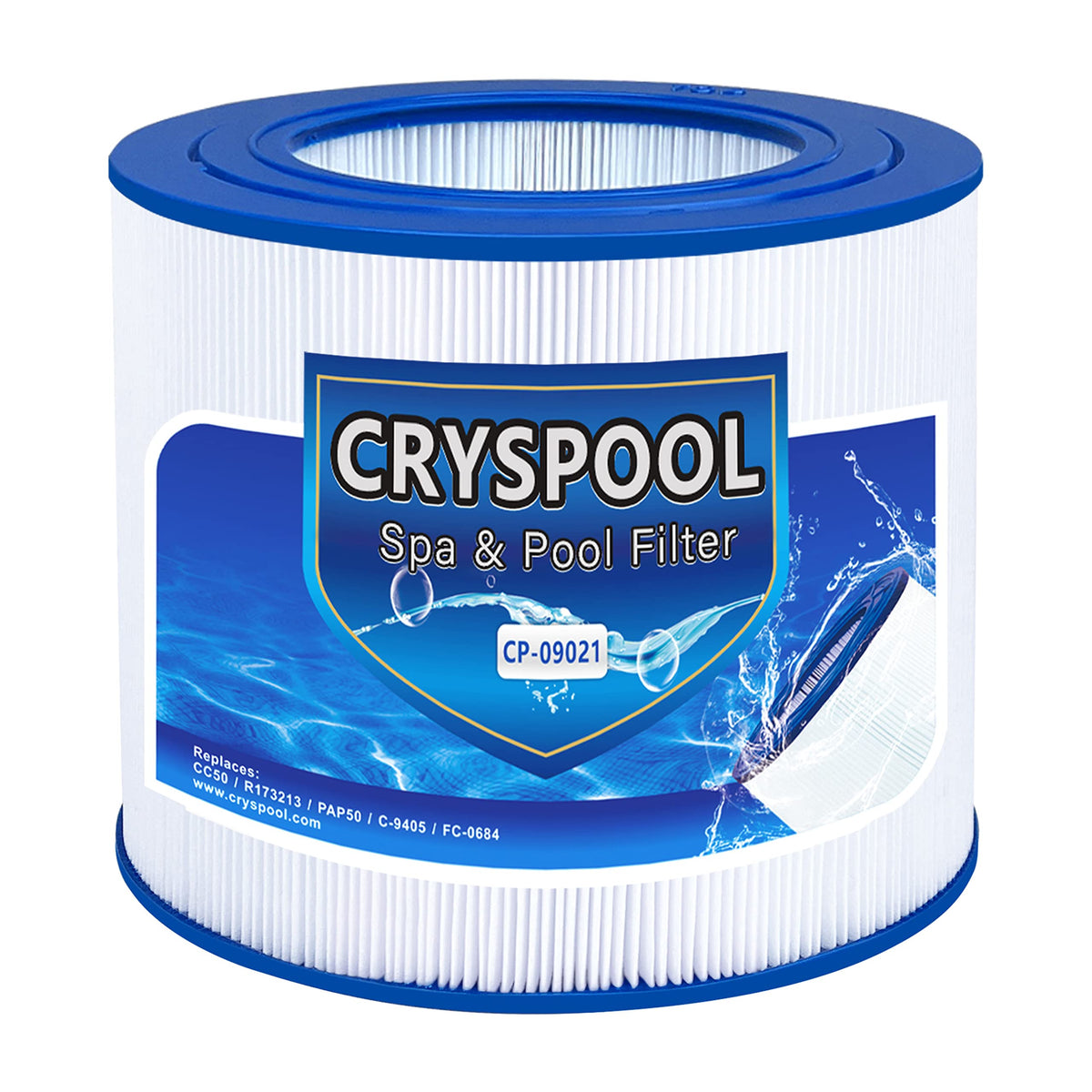 Cryspool Pool Filter Compatible With Clean & Clear 50, C-9405, Fc-0684, Pap50, R173213, 59054000, 50  Sq. Ft.,1 Pack