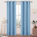 Dwcn Blackout Curtains Room Darkening Thermal Insulated Grommet Window Curtain For Bedroom Living Room 42 X 84 Inches Long 2 Pan