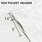 Dwcn Valance Curtains For Living Room, Kitchen Valance Solid Short Topper - Room Darkening Curtain Valance, Rod Pocket Bathroom/