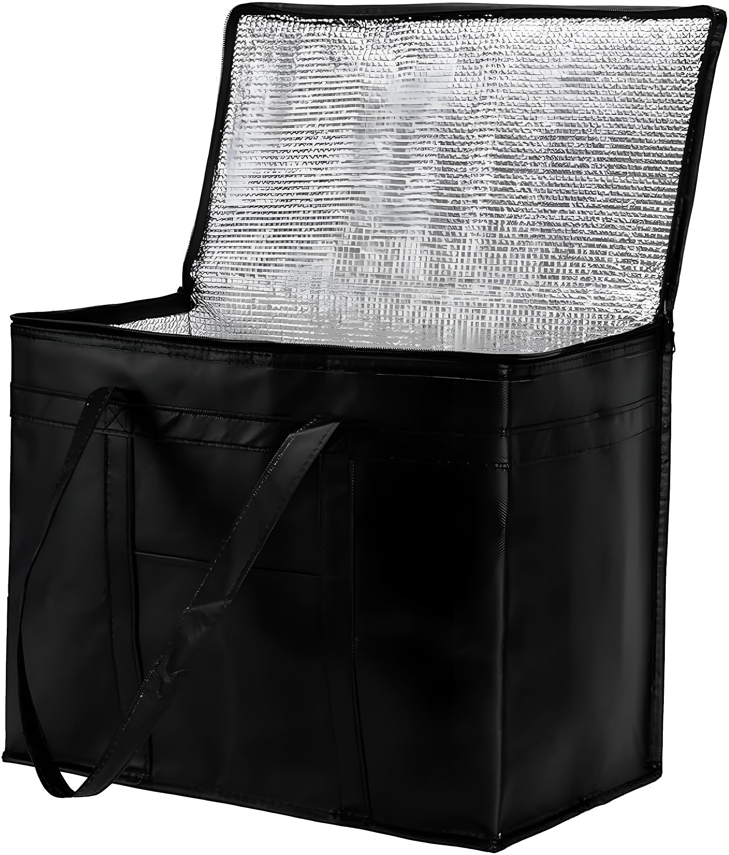 Marmix Insulated Thermal Bag For Hot & Cold Food Heavy Duty, Foldable Cooler Tote With Zipper Reusable Grocery Shopping Bag Coll