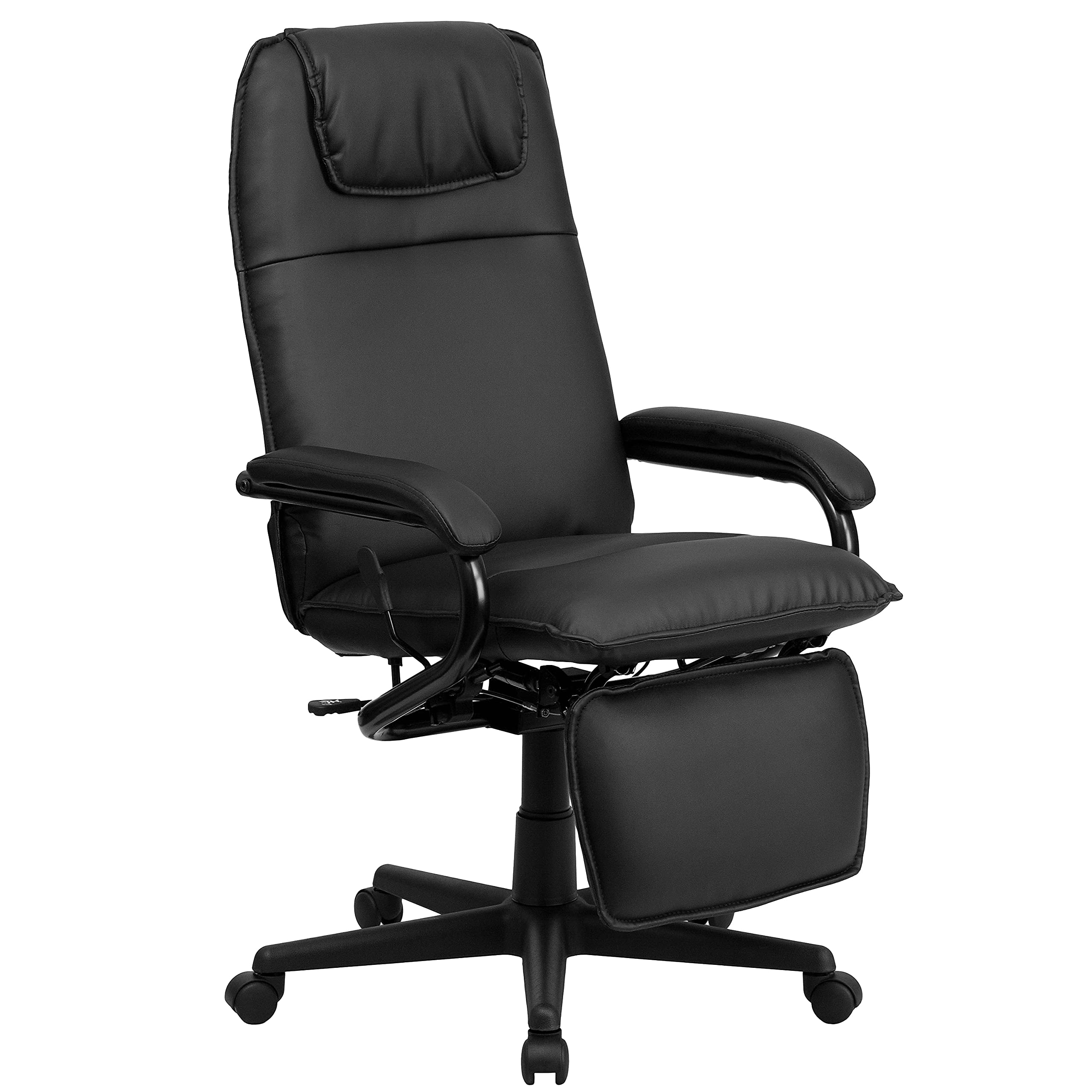 Flash Furniture High Back Black Leather Executive Reclining Office Chair