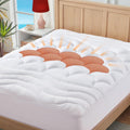 Elven Home King Mattress Pad Extra Thick For Back & Hip Pain Relief, Pillow Top Cooling Mattress Topper Deep Pocket, Hotel Quali