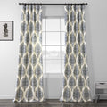 Hpd Half Price Drapes Printed Curtains Paisley Damask Cotton Curtains 96 Inches Long (1 Panel) Room Darkening Window Curtains Fo