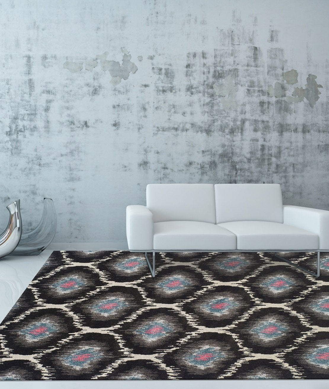 Dalyn Rugs Modern Greys Rug, 7'10&quot; X 10'7&quot;, Charcoal