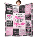 Nurse Gifts For Women - Nursing Student Gifts Throw Blanket 60' X 50' - Nurse Appreciation Gifts For Nurse Practitioner, Rn Nu