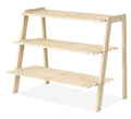Wood Shoe Shelves Brown