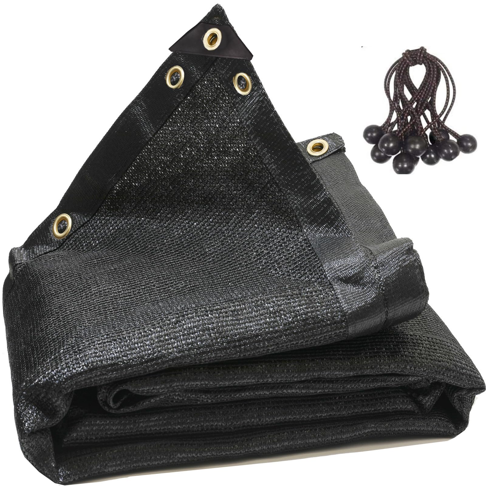Rlsclngst 90% Black 20Ft X 40Ft High Density Fabric Shade Sun Shade Cloth Shade Mesh Canopy Taped Edge With Grommets For Garden