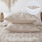Litanika California King Size Quilt Set Grey- Oversized Lightweight Comforter Bedspreads & Coverlets Gray - Bedding Cover Bed De