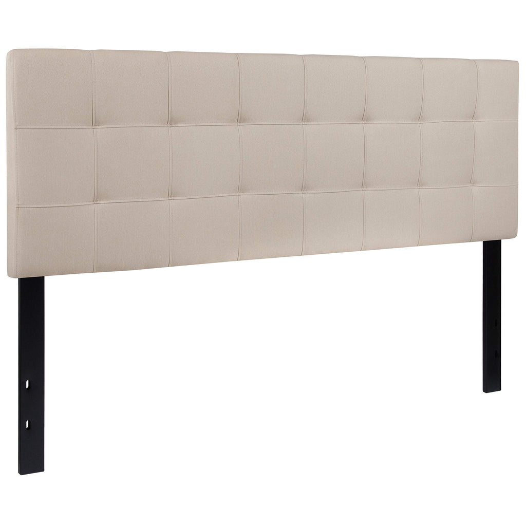 Flash Furniture Bedford Tufted Upholstered Queen Size Headboard In Beige Fabric