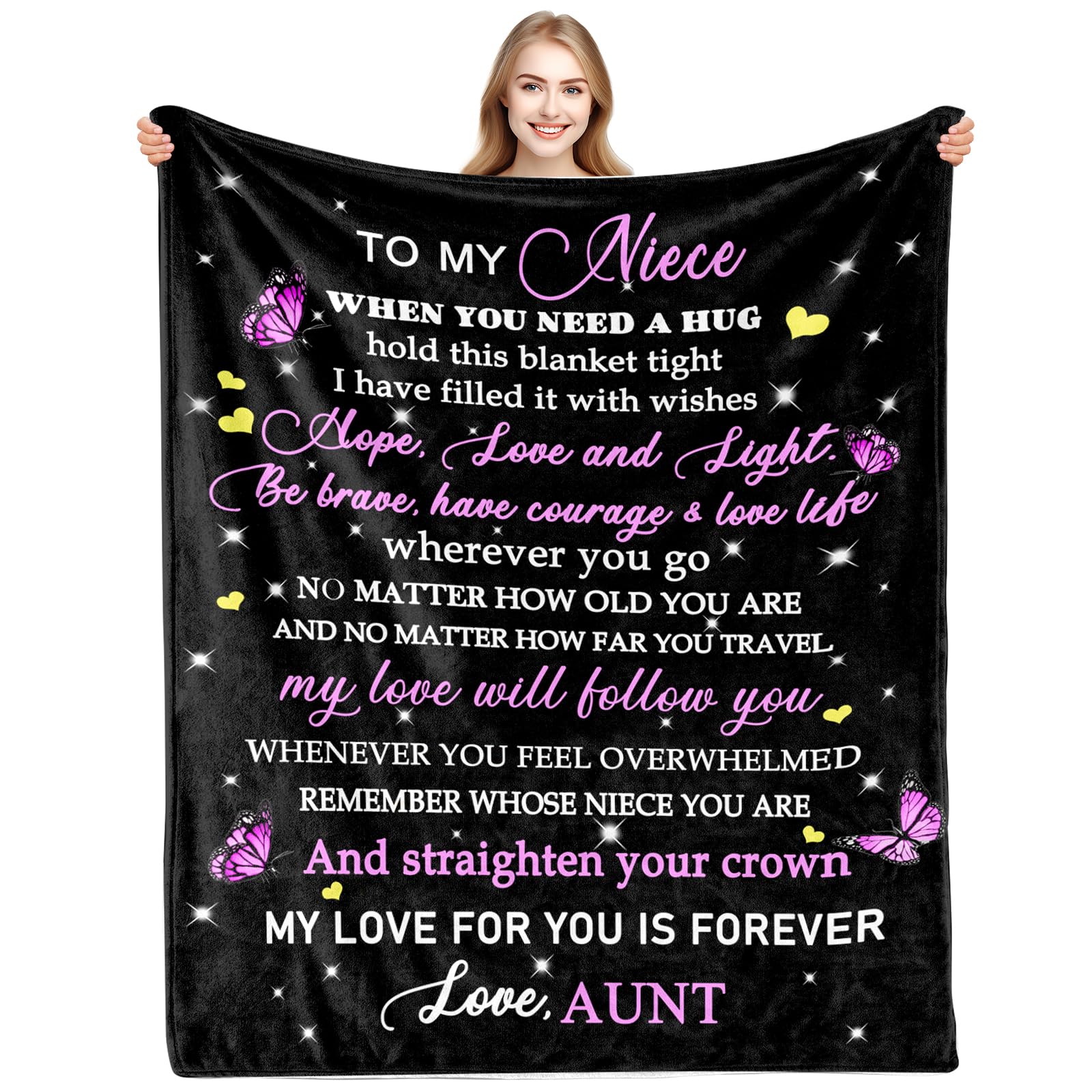 Tucvhox Niece Gifts From Auntie, Niece Gifts From Aunt, Gifts For Nieces From Aunt, Niece Graduation Gifts, Niece Gifts For Birt