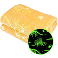 Glow In The Dark Blanket Dinosaur Throw Blanket For Boys Kids Cute Dino Blanket Unique Christmas Toys Gifts Gray Glowing Dinosau