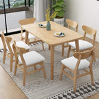 Fuloon Stretch Jacquard Chair Seat Covers Set Of 4, Removable Washable Dining Chair Covers Anti-Dust Dining Room Chair Covers Seat Cushion Slipcovers (4, White)