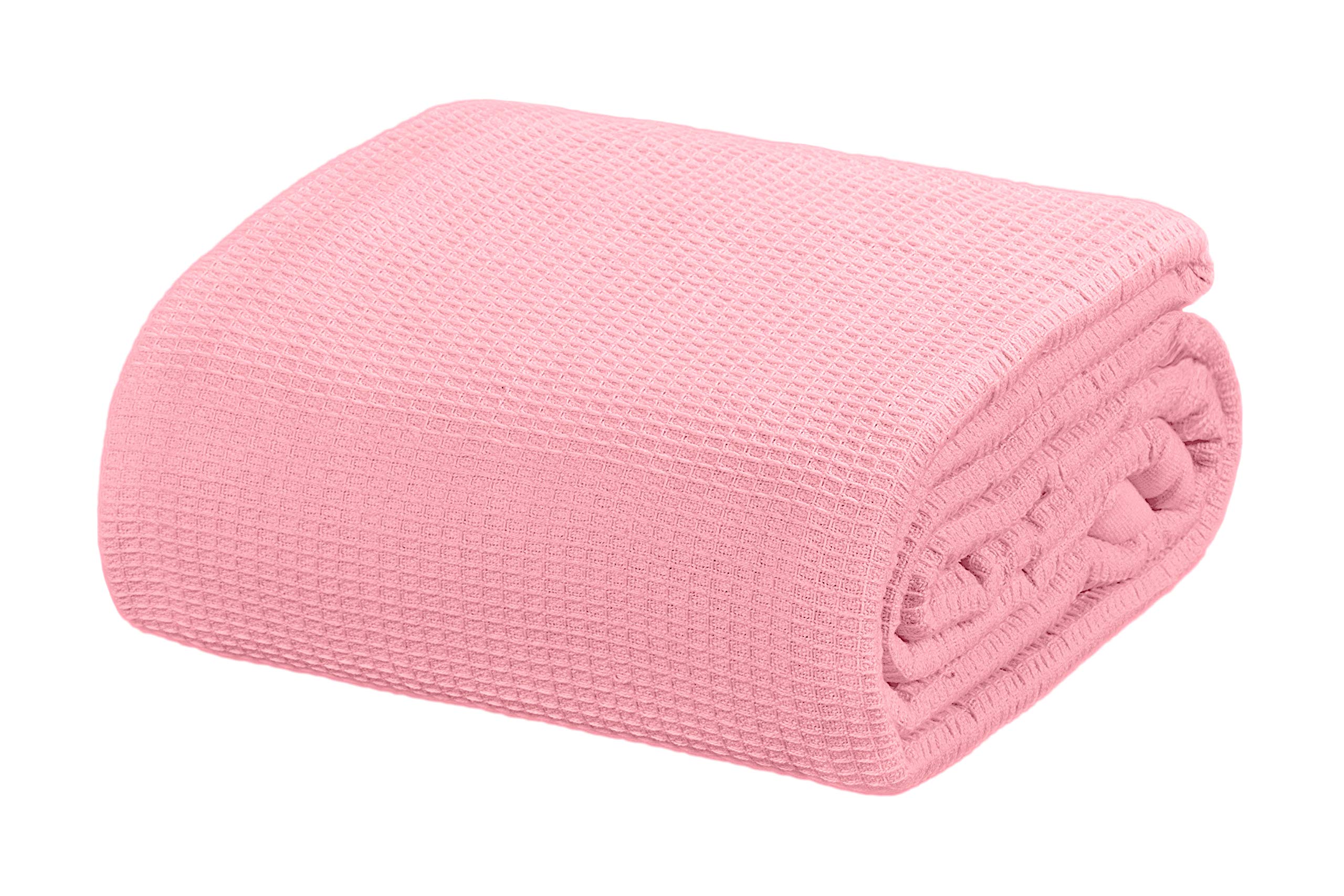Crover All Season Waffle Premium Thermal Blanket King Size 108'X90' Durable Soft Cozy Breathable Weave Design 100% Cotton, Orc