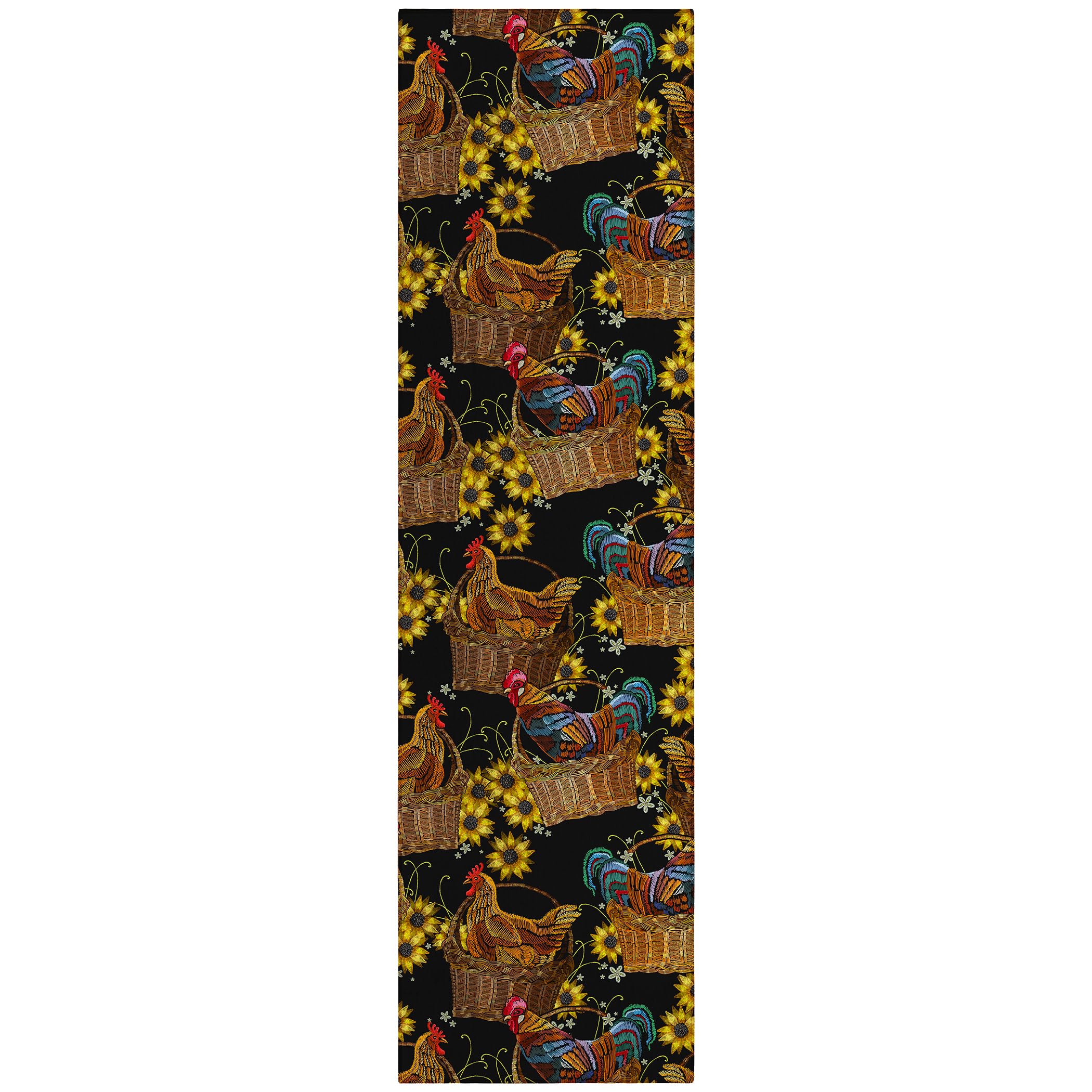 Dalyn Rugs Kendall Ke2 Black 2'3" X 7'6" Indoor Outdoor Runner Rug, Easy Clean, Machine Washable, Non Shedding, Hallway, Entry, Kitchen, Patio Rug