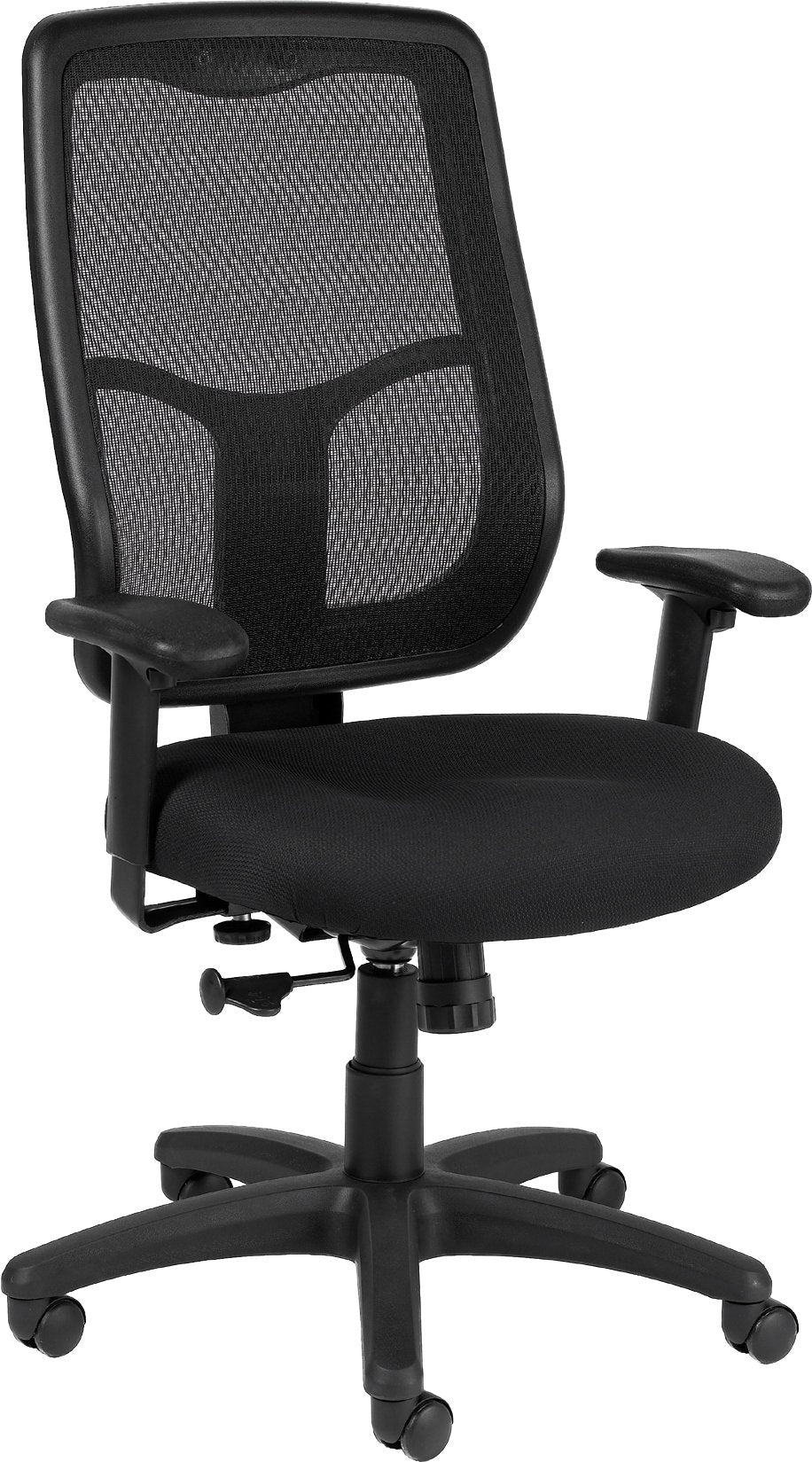 Eurotech Seating Apollo High Synchro Swivel Chair, Black