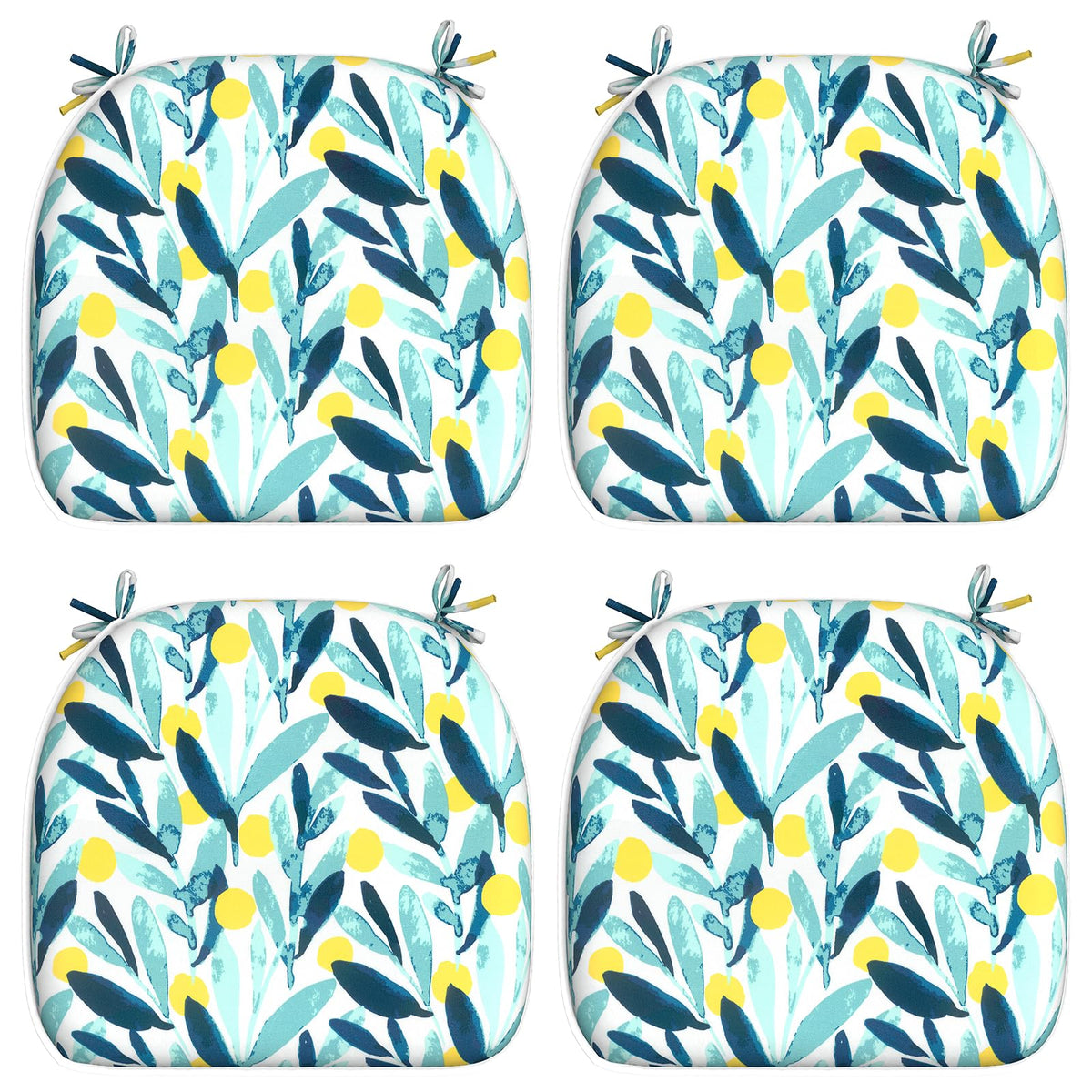 Lvtxiii Patio Seat Cushions Outdoor Chair Pads With Ties, Water-Repellent Chair Cushions For Home Office And Patio Garden Furnit