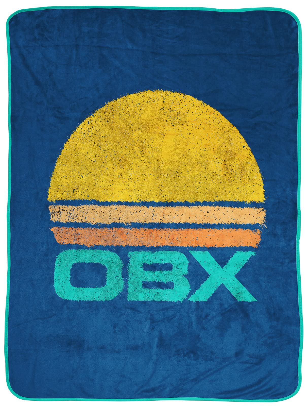Jay Franco Outer Banks Obx Sunset Throw Blanket - Measures 46 X 60 Inches - Fade Resistant Super Soft Fleece Bedding