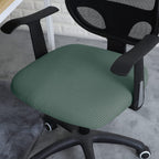 Forcheer Office Desk Chair Seat Covers Water Resistant Jacquard Computer Chair Seat Cushion Slipcovers-Laurel Green