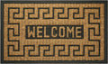 Front Door Mat For Outdoor Entrance - 18 Inch Length, 30 Inch Width (Welcome Key) - Welcome Mat - Waterproof Doormat Rugs For Fr