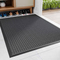 Amyracel Outdoor Indoor Door Mat for Entryway, 24 x72  All Season Weather Outside Door Mat, Low Pile Heavy Duty Rubber Backing D