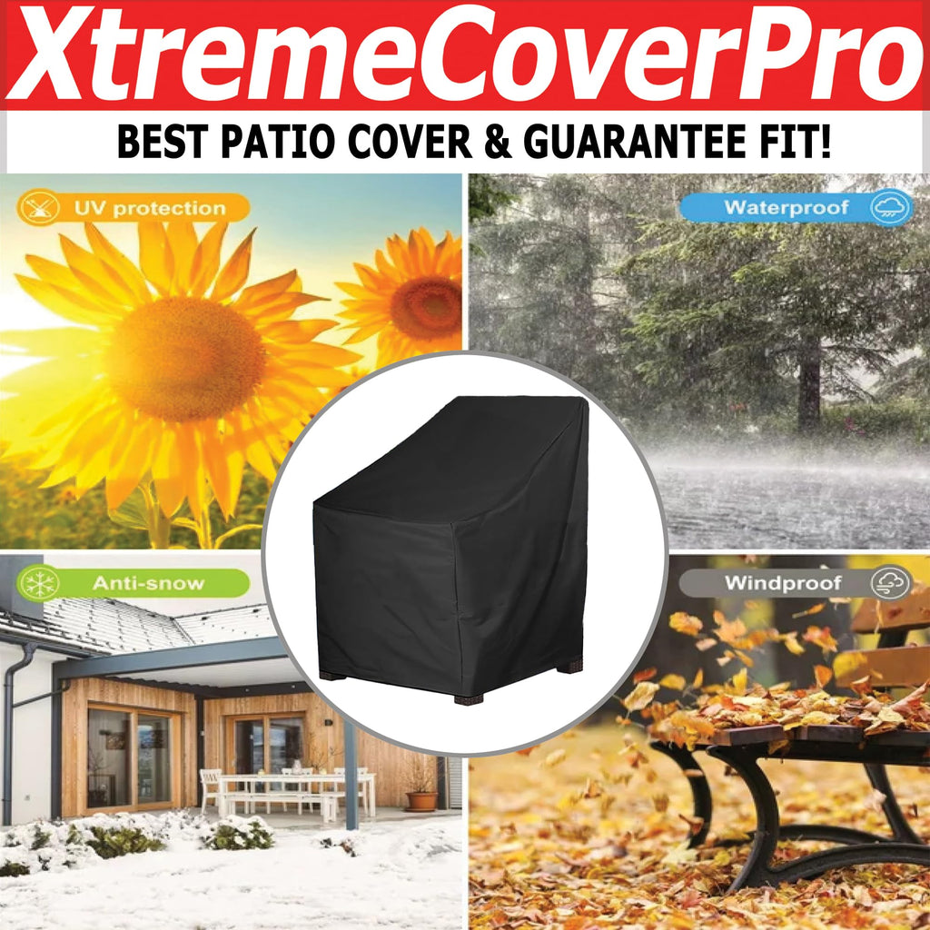 24X24X36 Uv-Proof Waterproof Furniture Patio Cover 24L X 24W X 36H Breathable Dust Proof Sofa Table Chair Storage Bar High Chair