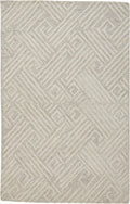 HomeRoots 511865 10 x 13 ft. Tan & Ivory Wool Geometric Hand Tufted Handmade Stain Resistant Rectangle Area Rug