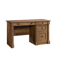 Sauder Palladia Computer Desk with Drawers, Home Office Desk with File Cabinet Storage Drawer, Cable Management, Keyboard Tray, 