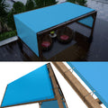 ColourTree 11  x 22  Blue Waterproof Pergola Sun Shade Canopy Replacement Cover UPF50, Commercial Grade 260 GSM Cloth for Outd