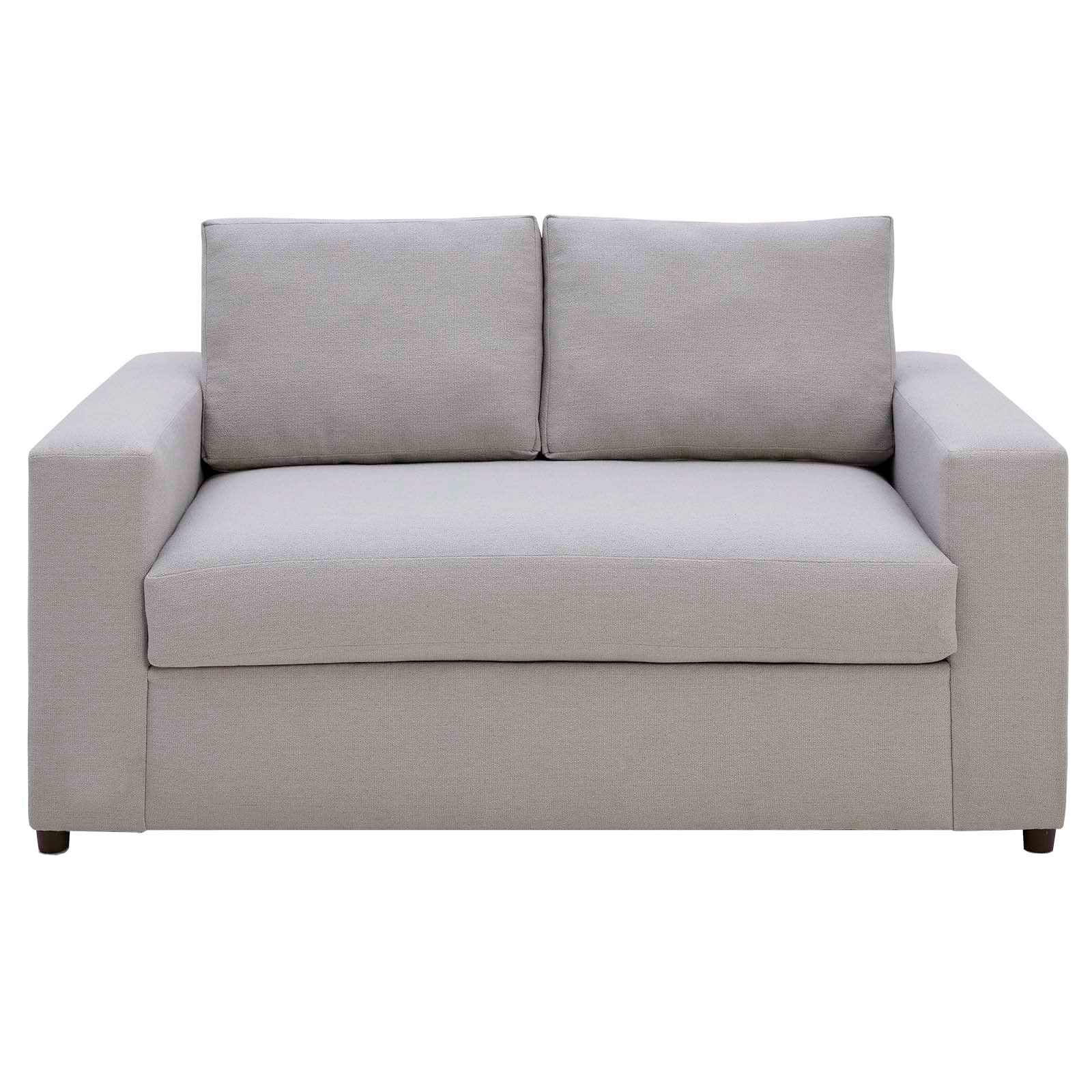 Modway Eei-6190-Fgr Avendale Linen Blend Loveseat, Flint Gray Linen Blend