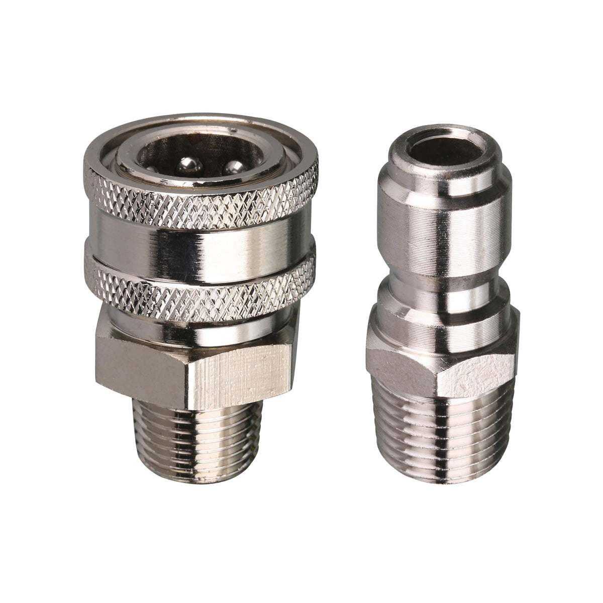 Tool Daily Pressure Washer Adapter Set, Quick Connect Kit, 3/8 Male Thread Fitting, 5000 Psi