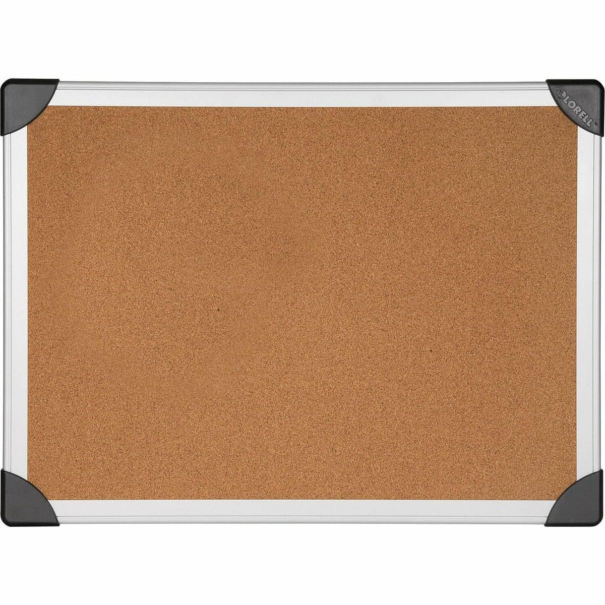 Lorell 19191 Cork Board, 3-Ft X2-Ft , Aluminum, Silver/Brown