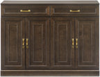 Crosley Furniture Stanton Traditional Sideboard Buffet Cabinet with Storage, Coffee