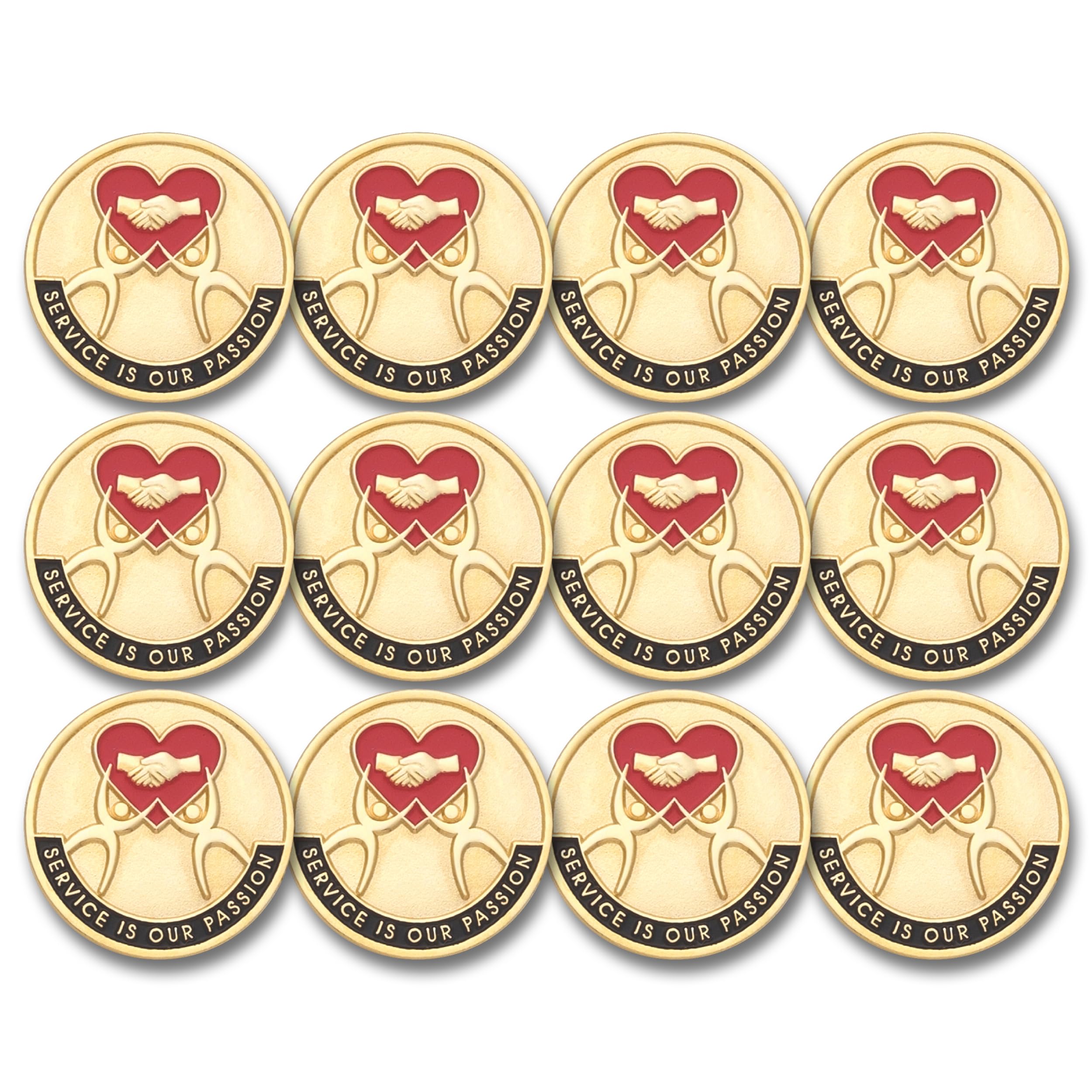 Shop Awards And Gifts Service Is Our Passion Lapel Pins For Employee Recognition, Volunteer Appreciation, Work, Staff Award, Bul