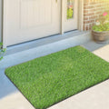 Olanto Artificial Grass Door Mat, Turf Grass Front Door Mats Outdoor/Indoor, Realistic Fake Grass Rug For Entrance, Dog, Patio,
